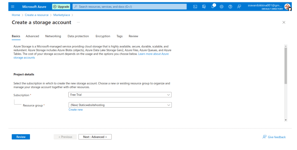 How-to-create-azure-storage-account